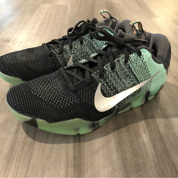 Nike Kobe 11 Elite Low All Star Northern Lights Size 11.5  Mens 2016 Kobe Bryant - Picture 10 of 12